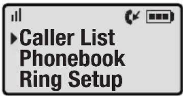 Clarity Professional XLC3.4 - XLC3.4 MENU - VISUAL RING (Handset) - 1