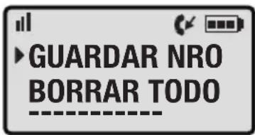 Clarity Professional XLC3.4 - XLC3.4 MENU: LISTA DE LLAMADAS RECIBIDAS - 7