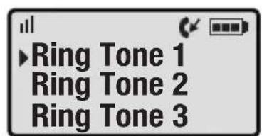 Clarity Professional XLC3.4 - XLC3.4 MENU - RINGER SETUP - 3