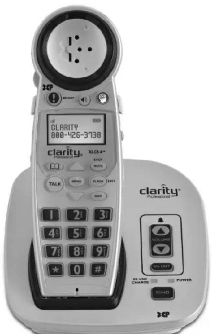 Clarity Professional XLC3.4 - Altavoz inalámbrico de volumen extra alto con identificacion de Illamadas y ClarityLogic - 1