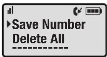 Clarity Professional XLC3.4 - XLC3.4 TELEPHONE MENU - 10
