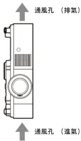 SONY VPLPHZ50 - 縱向安裝注意事項 - 1
