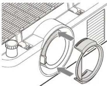 SONY VPLPHZ50 - Installing the light shield - 1