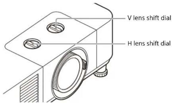 SONY VPLPHZ50 - Adjusting the tilt of the projector by using lens shift - 2