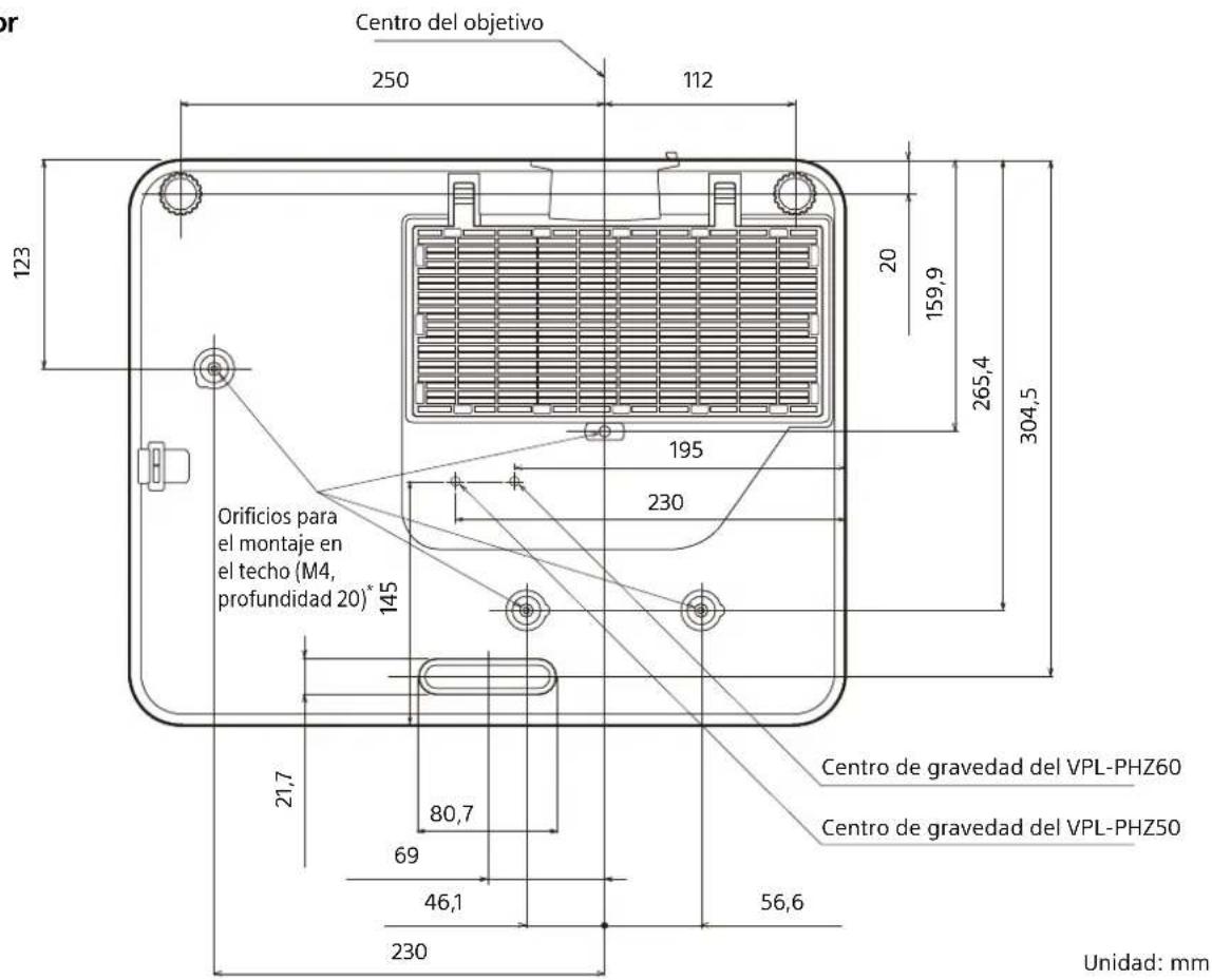 SONY VPLPHZ50 - Dimensiones - 4