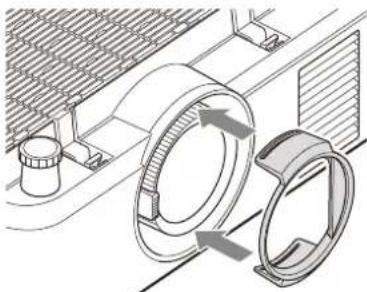 SONY VPLPHZ50 - Installing the light shield - 2