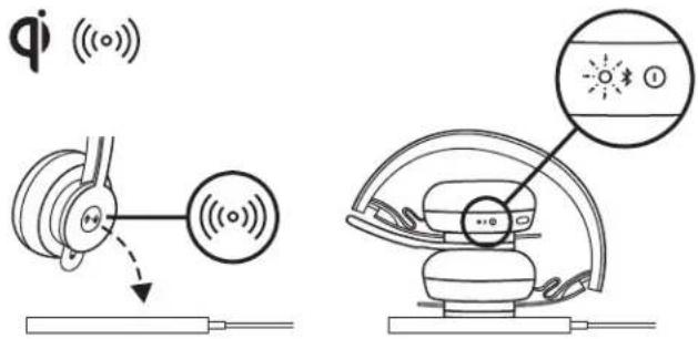 LOGITECH Zone Wireless Plus - Lataaminen langattomalla Qi-laturilla - 1