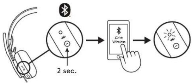 LOGITECH Zone Wireless Plus - ANPASSEN VON SIDETONE - 1
