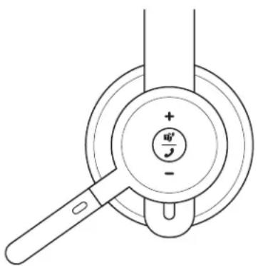 LOGITECH Zone Wireless Plus - РЕГУЛИРОВКА ДЕРЖАТЕЛЯ МИКРОФОНА - 2