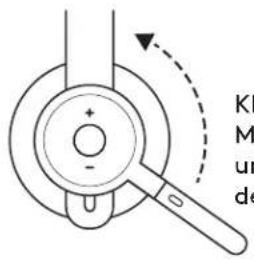 LOGITECH Zone Wireless Plus - EINSTELLEN DES MIKROFONBÜGELS - 5