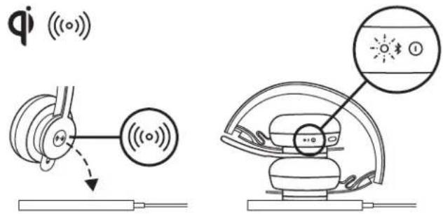 LOGITECH Zone Wireless Plus - Ricarica tramite caricabatterie wireless Qi - 1