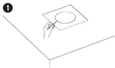 BOSE DesignMax DM2CLP - Découpe du plafond - 1