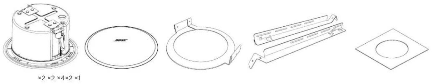 BOSE DesignMax DM2CLP - Package Contents - 1