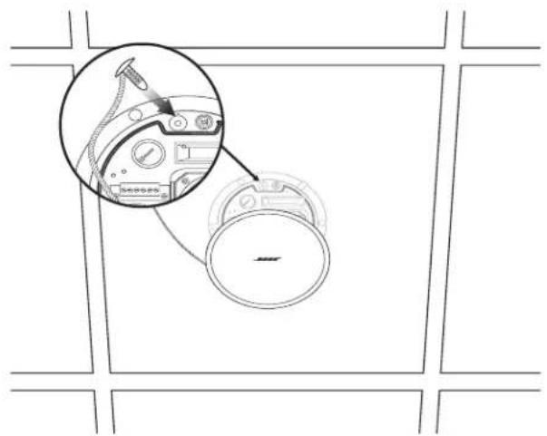 BOSE DesignMax DM2CLP - Attaching the Grille - 1