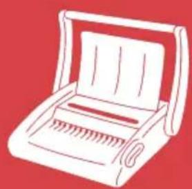 Illustration of a white paper airplane with a blank screen, set against a solid red background (no text or symbols)