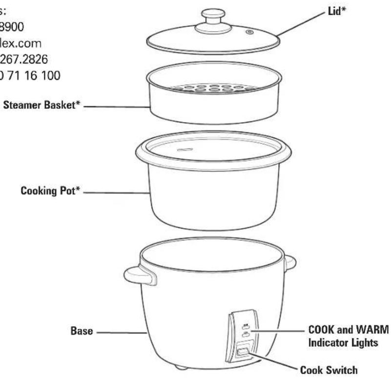 PROCTOR SILEX 37551 - Parts and Features - 1
