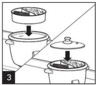 PROCTOR SILEX 37551 - How to Steam Food (cont.) - 1