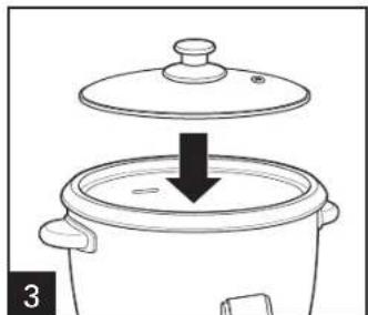 PROCTOR SILEX 37551 - INFORMATION A PROPOS A LA TASSE DU MESUREUR DE RIZ - 3