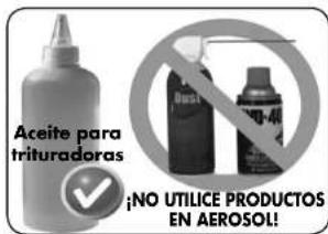 AURORA ShredSafe AU740XA - Procedimiento de lubricacion: - 1