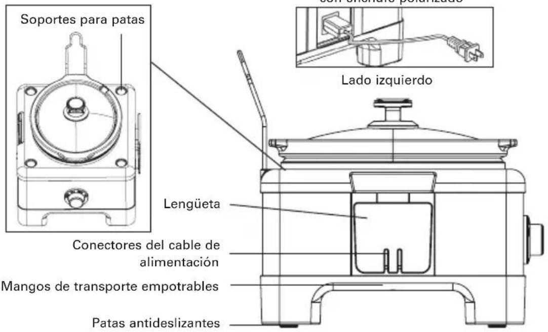 BELLA 14012 - Descripción de la olla de cocción lenta Serve and Stack BELLA LINX - 3