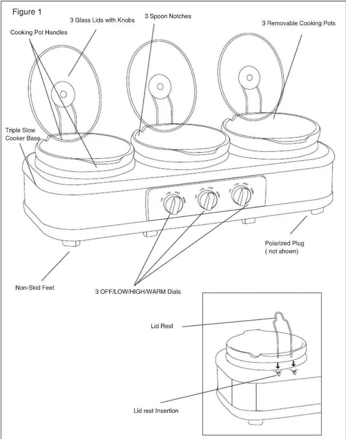 BELLA 13582 - GETTING TO KNOW YOUR TRIPLE SLOW COOKER - 1