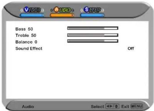 Proview PA40JK1A - MENU AUDIO: - 1