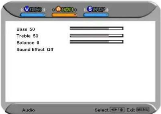 Proview PA40JK1A - AUDIO MENU: - 1