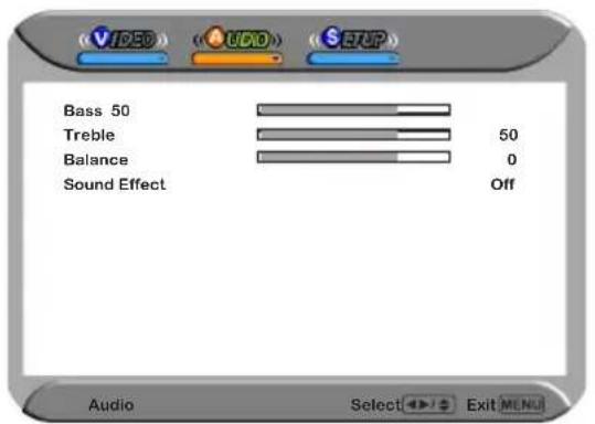 Proview PA40JK1A - Customizing the AUDIO Settings - 4