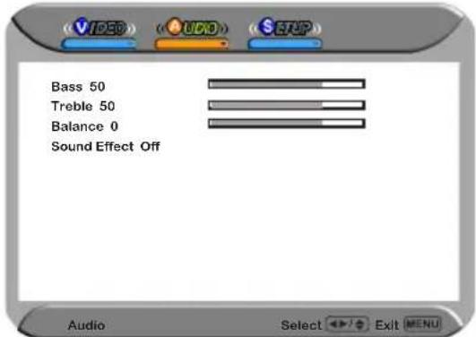 Proview PA40JK1A - MENU AUDIO: - 1