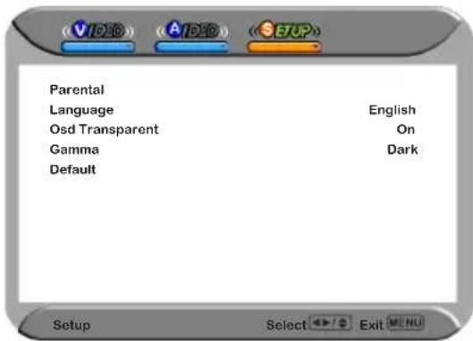 Proview PA40JK1A - Customizing the SETUP Settings - 6