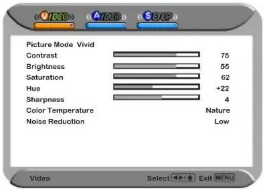 Proview PA40JK1A - Modificar los ajustes VIDEO - 5