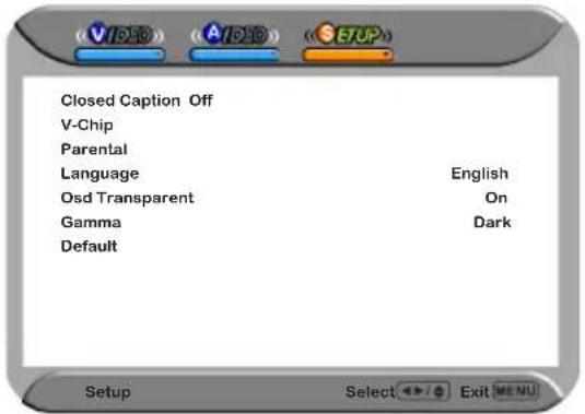 Proview PA40JK1A - Customizing the SETUP Settings - 4