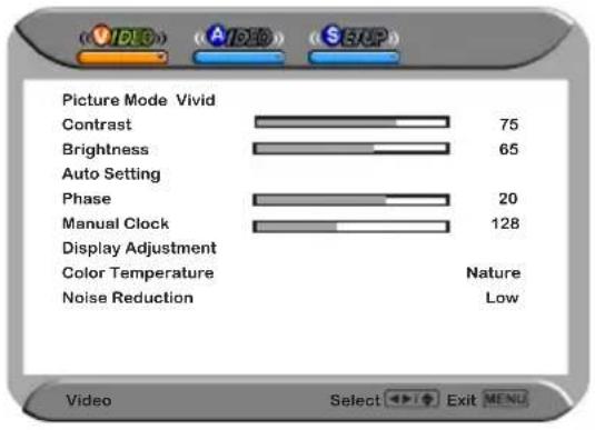 Proview PA40JK1A - Modificar los ajustes VIDEO - 4