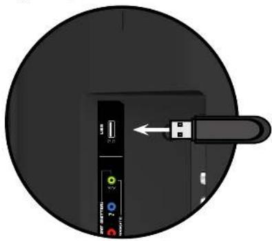 VIZIO E65F0 - Utilisation du diffuseur de médias USB - 1