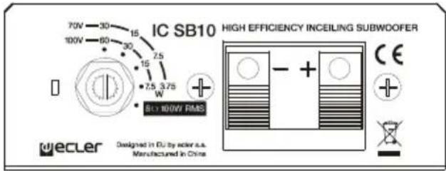 Ecler IC SB10 - CONEXIONADO - 1