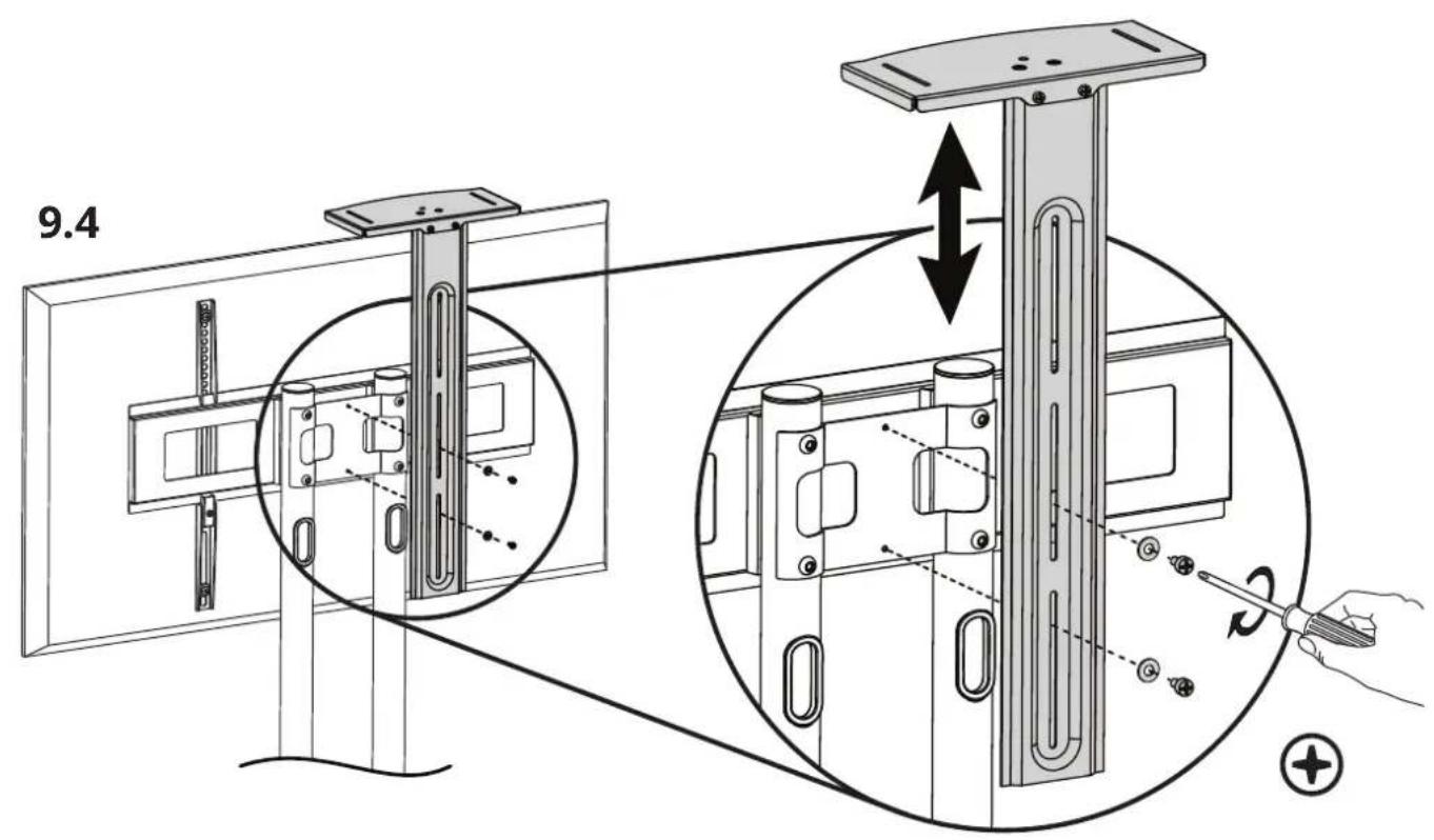 Kanto MTM65PLW - Assemblez et attachez l'étagère pour webcam - 2