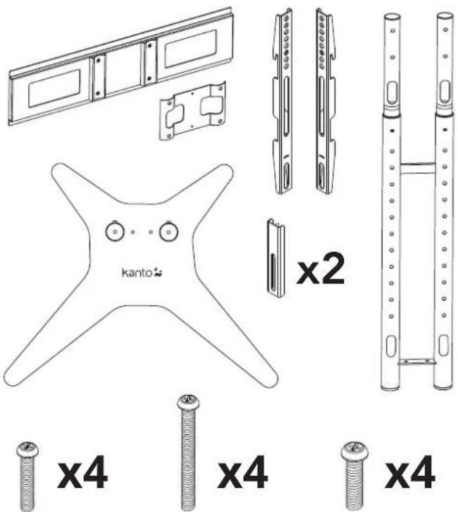 Kanto STM55PLS - Supplied Parts and Hardware / Matériel et les pièces fournies Partes suministradas y materiales - 1