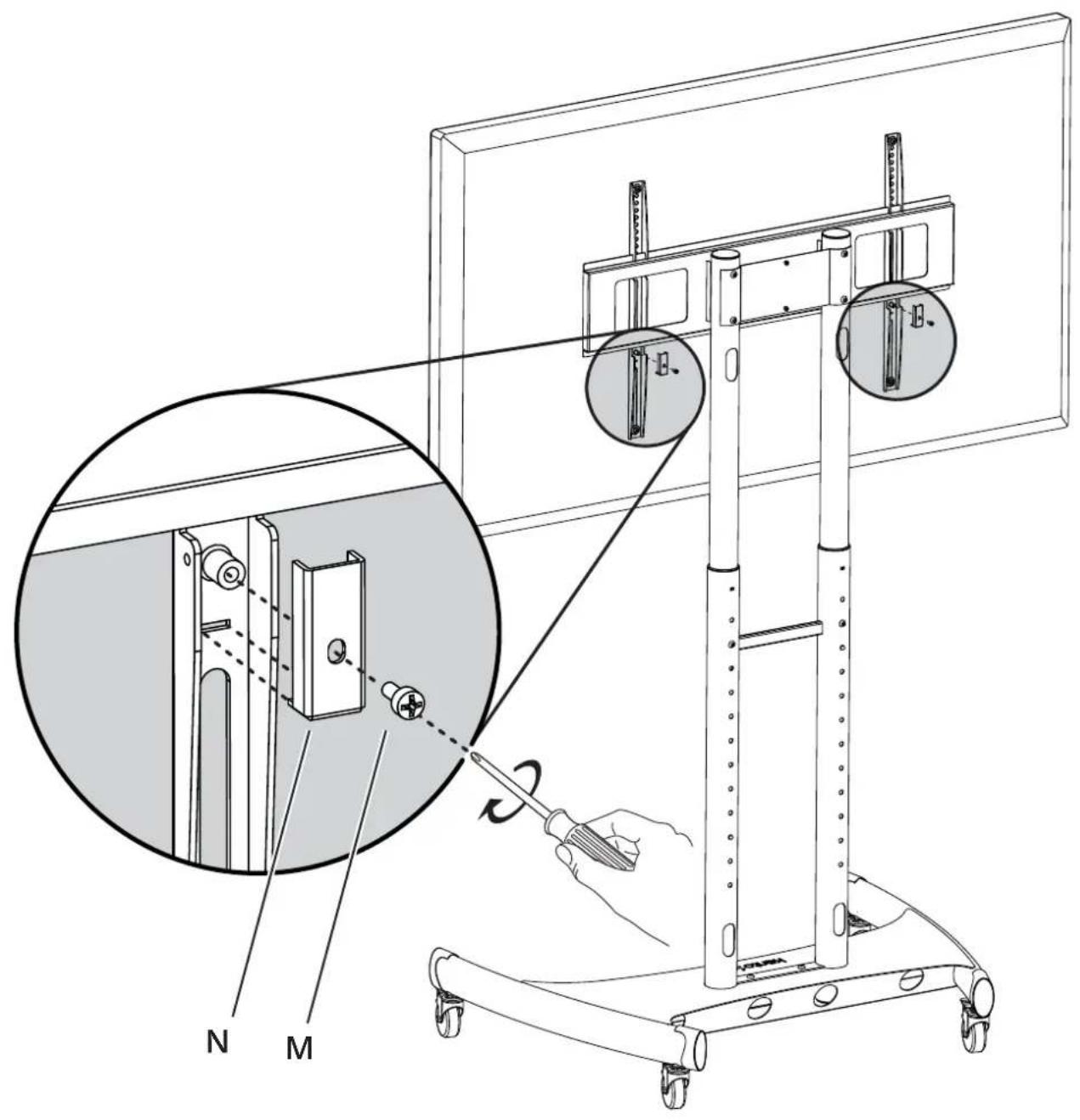 Kanto MTM82PLS - Secure TV / Fixer le télé / Asegure el TV - 1