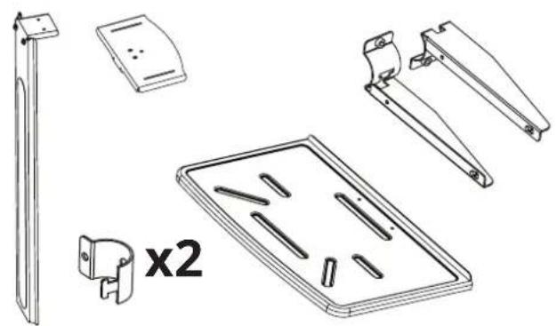 Kanto MTM55PLS - Supplied Parts and Hardware / Matériel et les pièces fournies Partes suministradas y materiales - 2