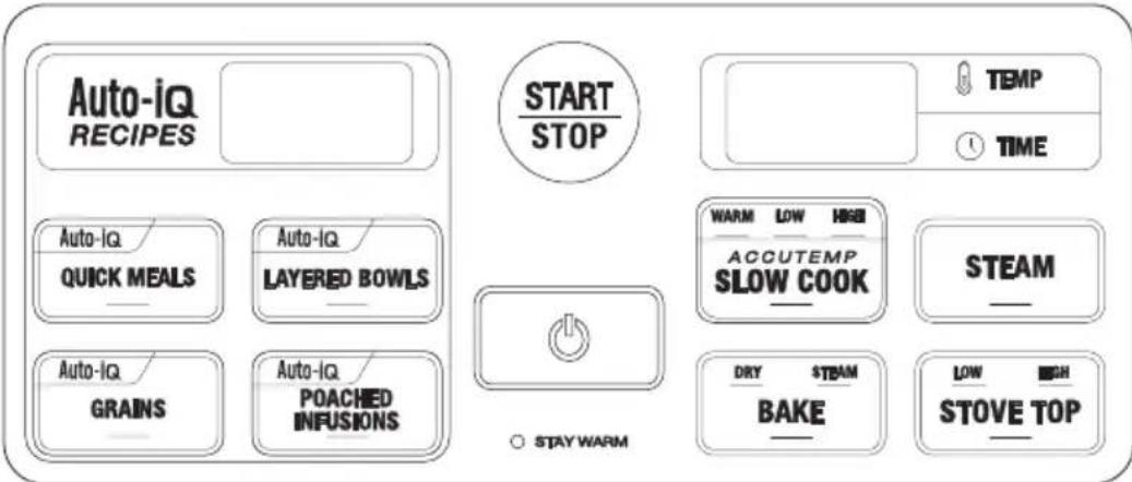 NINJA AutoIQ CS960 - Getting to Know the Ninja® Cooking System with Auto-iQ™ Control Panel - 1