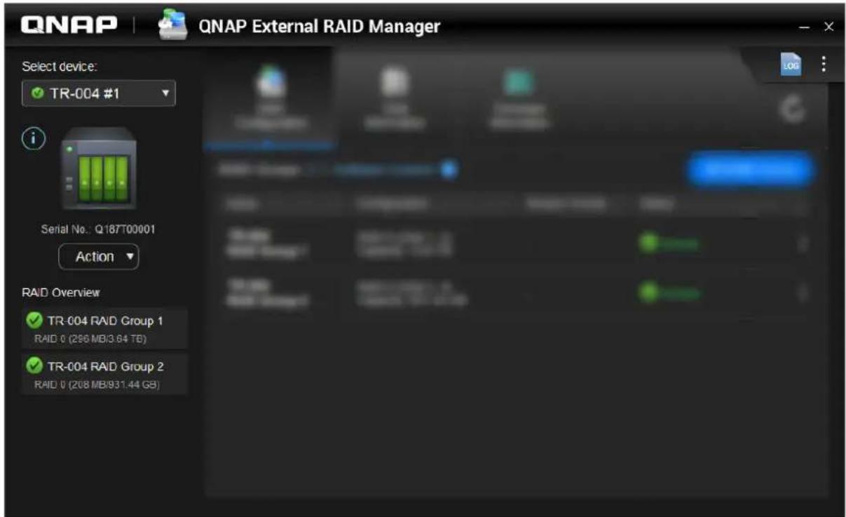 QNAP QDAA2MAR - Écran d'accueil - 1