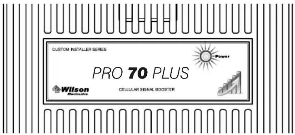 Wilson Pro 70 Plus - Understanding the Upper Panel Indicator Light - 1