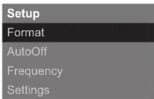 MINOX DSC 60667 - Opening the Setup menu - 3