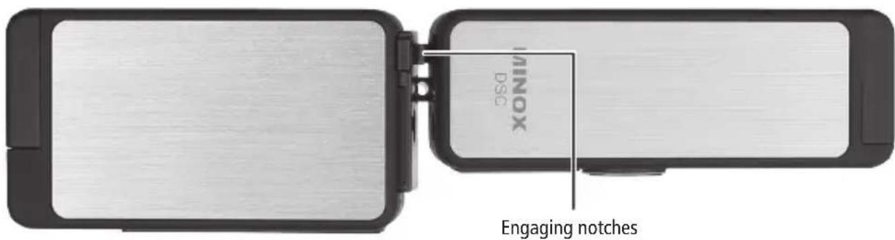 MINOX DSC 60667 - Connecting the flash module (DSC Flash) to the camera (DSC) - 1