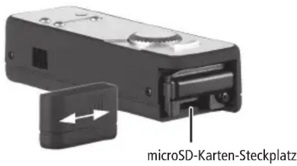 MINOX DSC 60667 - Einsetzen einer microSD-Karte - 1