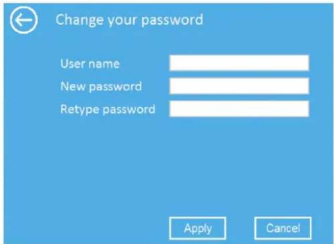 Sabrent NTWRPT - Change Management password - 1