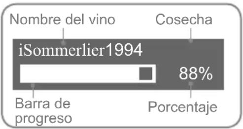 iFavine iSommelier Pro DO33 - INFORMACIÓN DE LA PANTALLA - 1