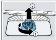 SIEMENS SE63HX52AE - Filter verwijden - 1