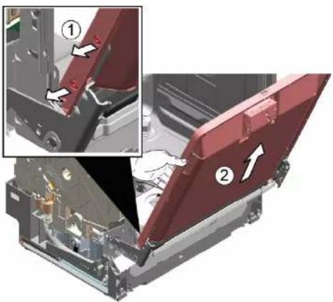 SIEMENS SE43HS36TE - Výjmutí vnitřních dvířek - 1