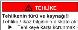 SIEMENS SE43HS36TE - İkaz bilgilerinin yapısı - 2